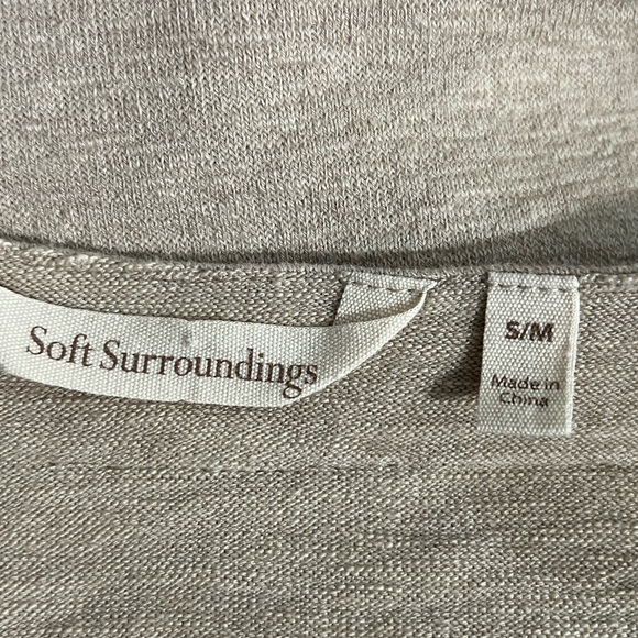 Soft Surroundings Patrice button-down shirt S/M oversized casual cottagecore - Picture 5 of 6